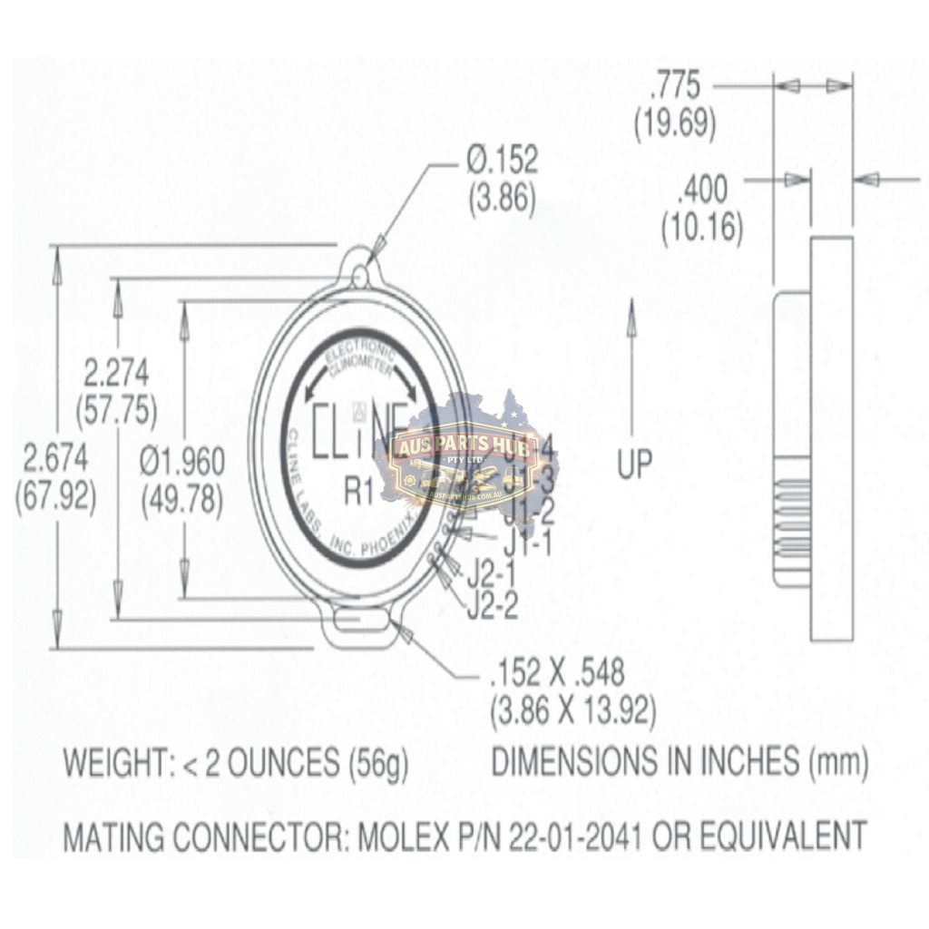 100010-02 Ratiometric Electronic Clinometer 60 Tilt Sensor High Precision Analog PWM Industrial Inclinometer
