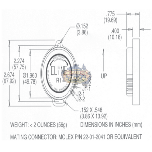 100010-02 Ratiometric Electronic Clinometer 60 Tilt Sensor High Precision Analog PWM Industrial Inclinometer